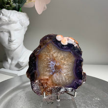 Load image into Gallery viewer, Top quality - blue flower agate slab/ slice (natural color)