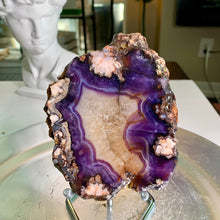 Load image into Gallery viewer, Top quality - blue flower agate slab/ slice