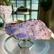 Load image into Gallery viewer, High quality - blue flower agate slab / slice