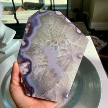 Load image into Gallery viewer, High quality - green flower agate slab/ slice
