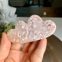 Load image into Gallery viewer, Top quality - pink flower agate clouds
