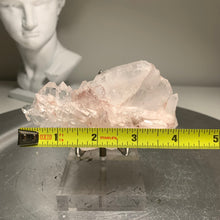 Load image into Gallery viewer, High quality- pink lemurian faden quartz cluster from Colombia