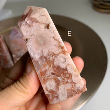 Load image into Gallery viewer, High quality - pink amethyst flower agate towers / points