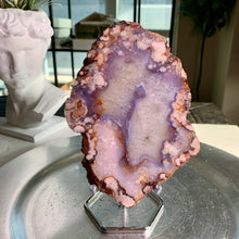 Load image into Gallery viewer, High quality - blue flower agate slab / slice