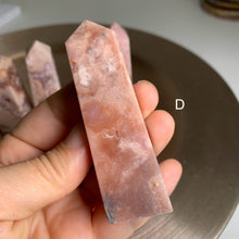 Load image into Gallery viewer, High quality - pink amethyst flower agate tower/ point