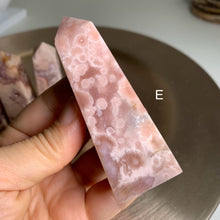 Load image into Gallery viewer, High quality - pink amethyst flower agate tower/ point