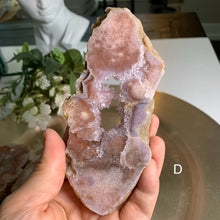 Load image into Gallery viewer, Top quality - pink amethyst slab / flower agate slab/ slice
