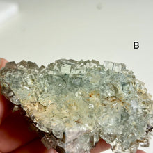 Load image into Gallery viewer, Glassy Moss Fluorite on Matrix | Natural Green Fluorite Crystal | Mineral Specimen | Home Decor | A or B