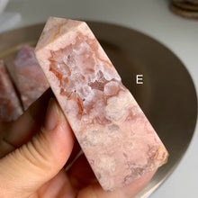 Load image into Gallery viewer, High quality - pink amethyst flower agate towers / points