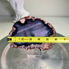 Load image into Gallery viewer, High quality - blue flower agate slab / slice (natural color)
