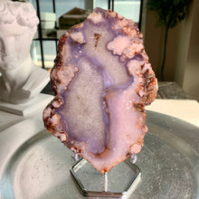 Load image into Gallery viewer, High quality - blue flower agate slab / slice