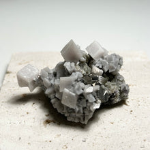 Load image into Gallery viewer, Cubic Calcite on Pyrite | Daye Mine, China | Natural Mineral Specimen