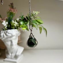 Load image into Gallery viewer, One-of-a-Kind Garden Quartz & 925 Sterling Silver Teardrop Pendant