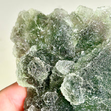Load image into Gallery viewer, Large Green Nipple Fluorite Thick Frosted Raw Fluorite Cluster Natural Mineral Specimen