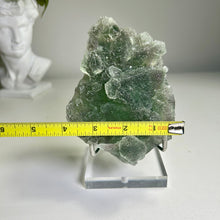 Load image into Gallery viewer, Large Green Nipple Fluorite Thick Frosted Raw Fluorite Cluster Natural Mineral Specimen
