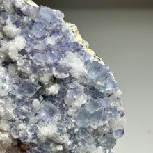 Load image into Gallery viewer, Xianghualing Blue Purple Fluorite Crystal with Quartz | China