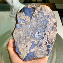 Load image into Gallery viewer, High quality - blue flower agate slab / slice