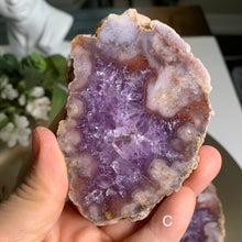 Load image into Gallery viewer, Top quality - pink amethyst flower agate slab/slice