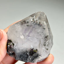 Load image into Gallery viewer, Garden Quartz Crystal | Sichuan China | Natural Lodolite Quartz with Green Inclusions | Raw Quartz Point Specimen