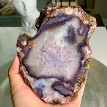 Load image into Gallery viewer, Top quality - blue flower agate slice / slab