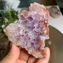 Load image into Gallery viewer, Top quality pink amethyst flower agate slab/ slice