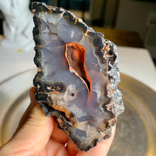 Load image into Gallery viewer, Rare - High quality Argentina red fox agate geode with UV reaction