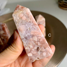 Load image into Gallery viewer, High quality - pink amethyst flower agate towers / points