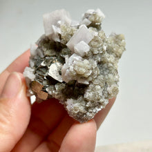 Load image into Gallery viewer, Cubic Calcite on Pyrite | Daye Mine, China | Natural Mineral Specimen