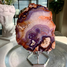 Load image into Gallery viewer, High quality - blue flower agate slab/ slice
