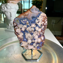 Load image into Gallery viewer, Top quality - blue flower agate slab / blue flower agate slice