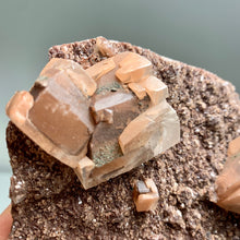 Load image into Gallery viewer, Rare - no damage secondary crystallization calcite on matrix