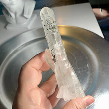 Load image into Gallery viewer, Rare - cross shape pyrite on quartz cluster pyrite with quartz 08