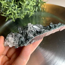 Load image into Gallery viewer, New found - green chlorite lemurian quartz cluster 14