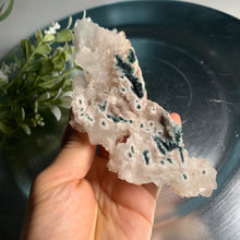 Load image into Gallery viewer, Diamond apophyllite with stilbite on pink calcedony / apophyllite cluster 03