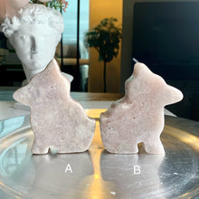 Load image into Gallery viewer, Pink amethyst puppy pink amethyst dog