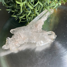 Load image into Gallery viewer, Top quality pink lemurian quartz /Columbia quartz, cross shaped 11