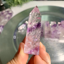 Load image into Gallery viewer, Top quality phantom amethyst tower amethyst obelisk crystal tower
