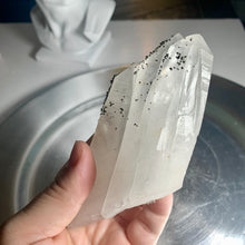 Load image into Gallery viewer, Rare - pyrite on quartz cluster pyrite with quartz 02