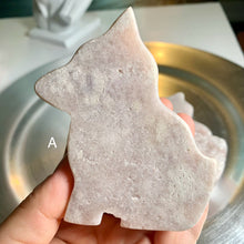 Load image into Gallery viewer, Pink amethyst puppy pink amethyst dog