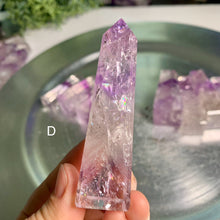 Load image into Gallery viewer, Top quality phantom amethyst tower amethyst obelisk crystal tower