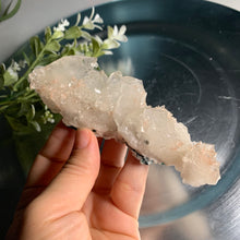 Load image into Gallery viewer, Diamond apophyllite with stilbite on pink calcedony / apophyllite cluster 03