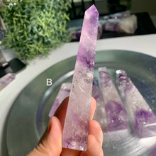 Load image into Gallery viewer, Top quality phantom amethyst tower crystal tower amethyst tower