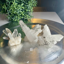 Load image into Gallery viewer, Rare - pyrite on quartz cluster pyrite with clear quartz cluster 09