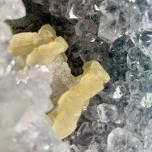 Load image into Gallery viewer, Rare - rainbow amethyst with calcite freeform /rainbow amethyst with moss agate in skin freeform