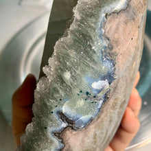 Load image into Gallery viewer, Rare - rainbow amethyst with calcite