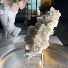 Load image into Gallery viewer, Rare - Green apophyllite on stilbite
