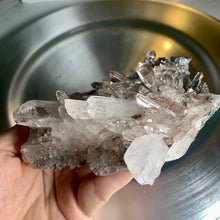 Load image into Gallery viewer, New found - green chlorite pink lemurian quartz cluster
