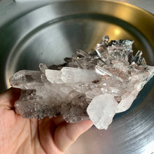 Load image into Gallery viewer, New found - green chlorite pink lemurian quartz cluster