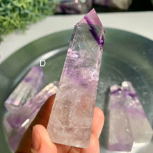 Load image into Gallery viewer, Top quality phantom amethyst tower amethyst obelisk crystal tower
