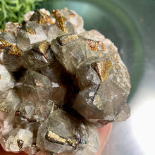 Load image into Gallery viewer, Super rare - rainbow calcopyrite coated calcite calcopyrite on calcite 02